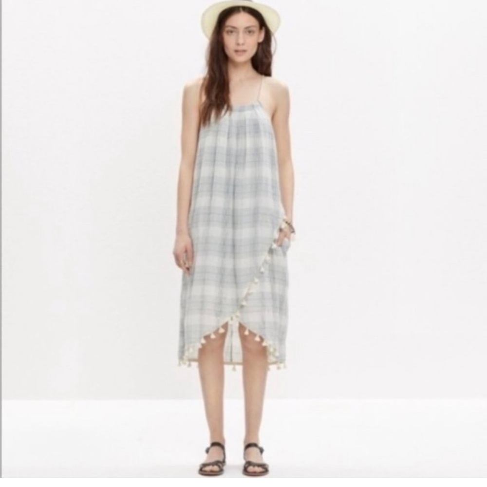 MADEWELL plaid tassel rope